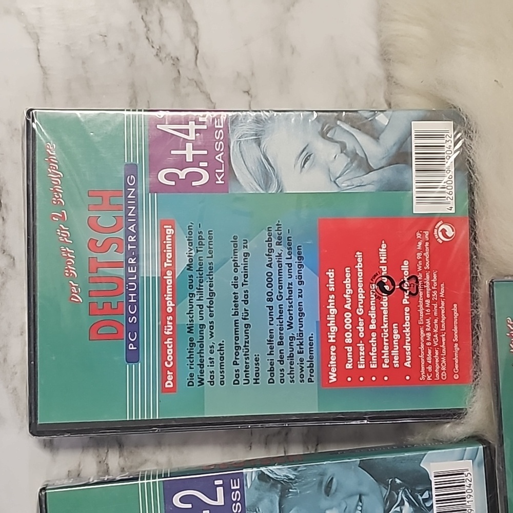 New sealed 3 PC CD-ROMs German homeschooling grades 1 to 6 all subjects - Picture 7 of 10